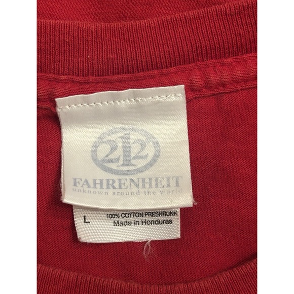 University of Utah Utes Headphones Fahrenheit 212 T Shirt Mens XL Red - Picture 6 of 6